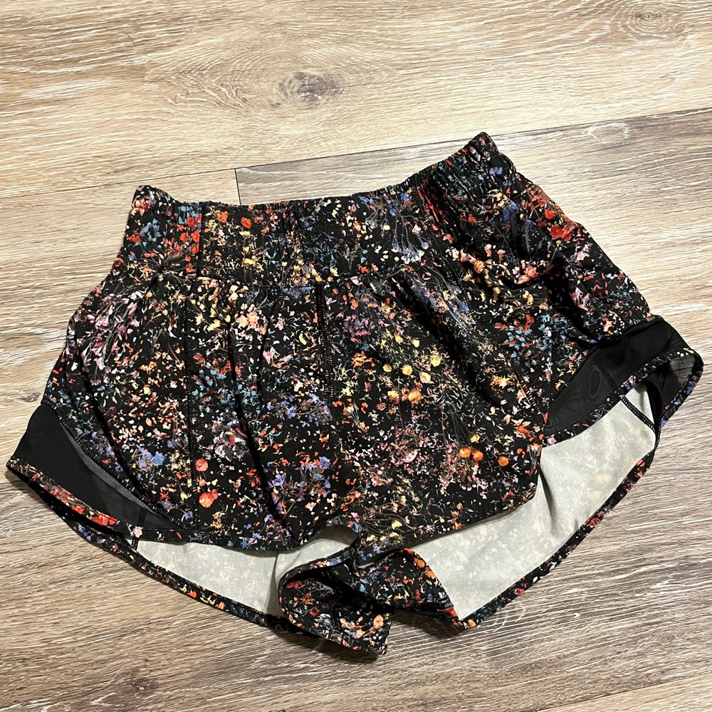 Lululemon Colorful, Floral Shorts